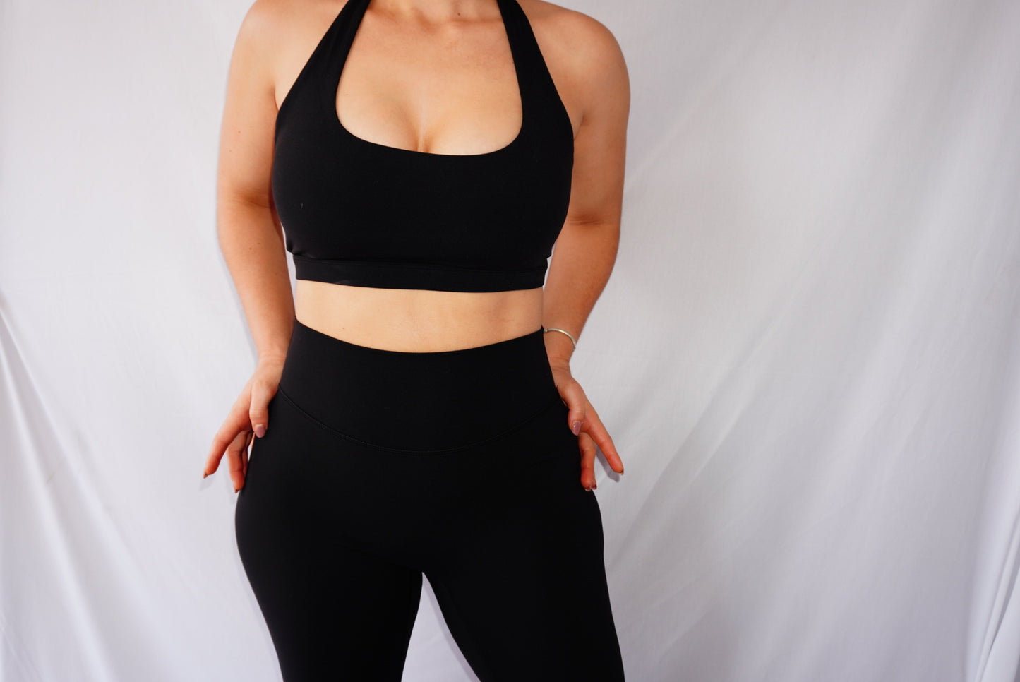 set serena - legging entubada - negro