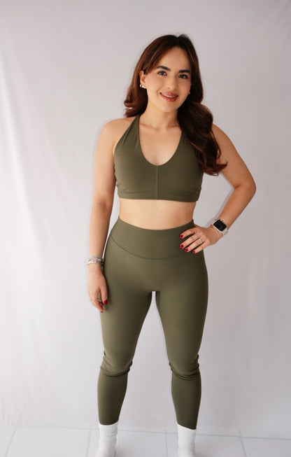 set luna - verde oliva