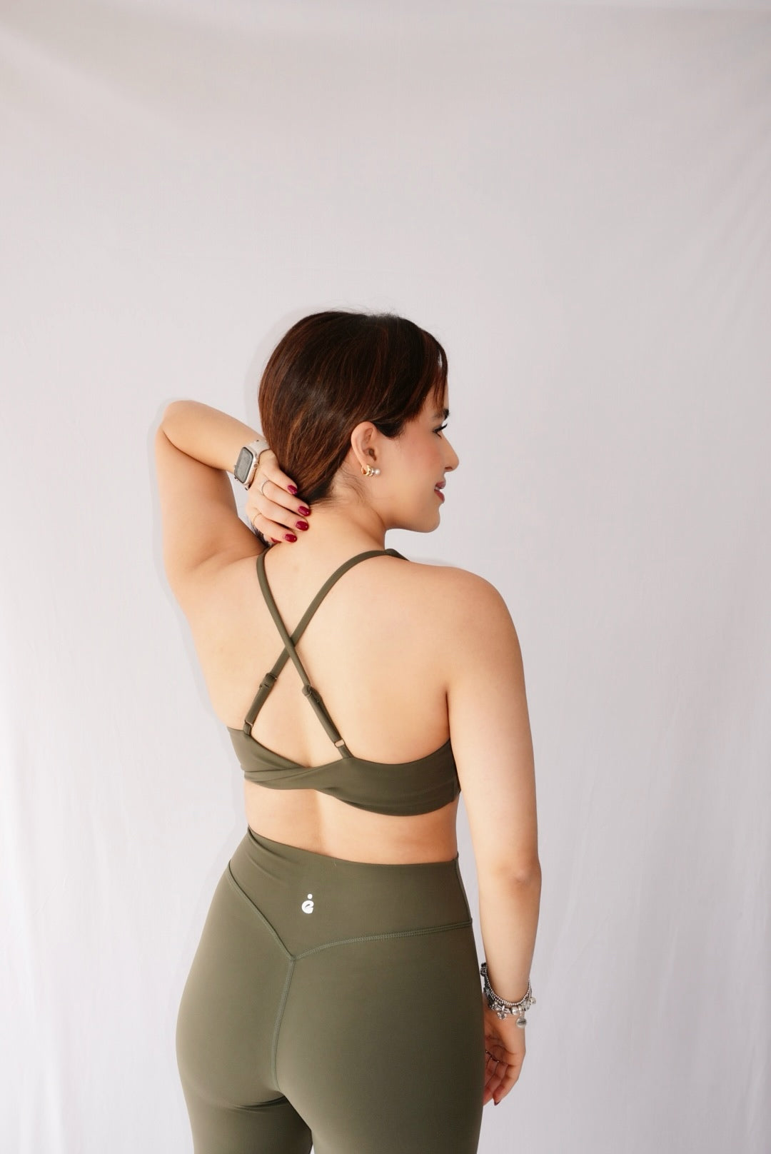set luna - verde oliva