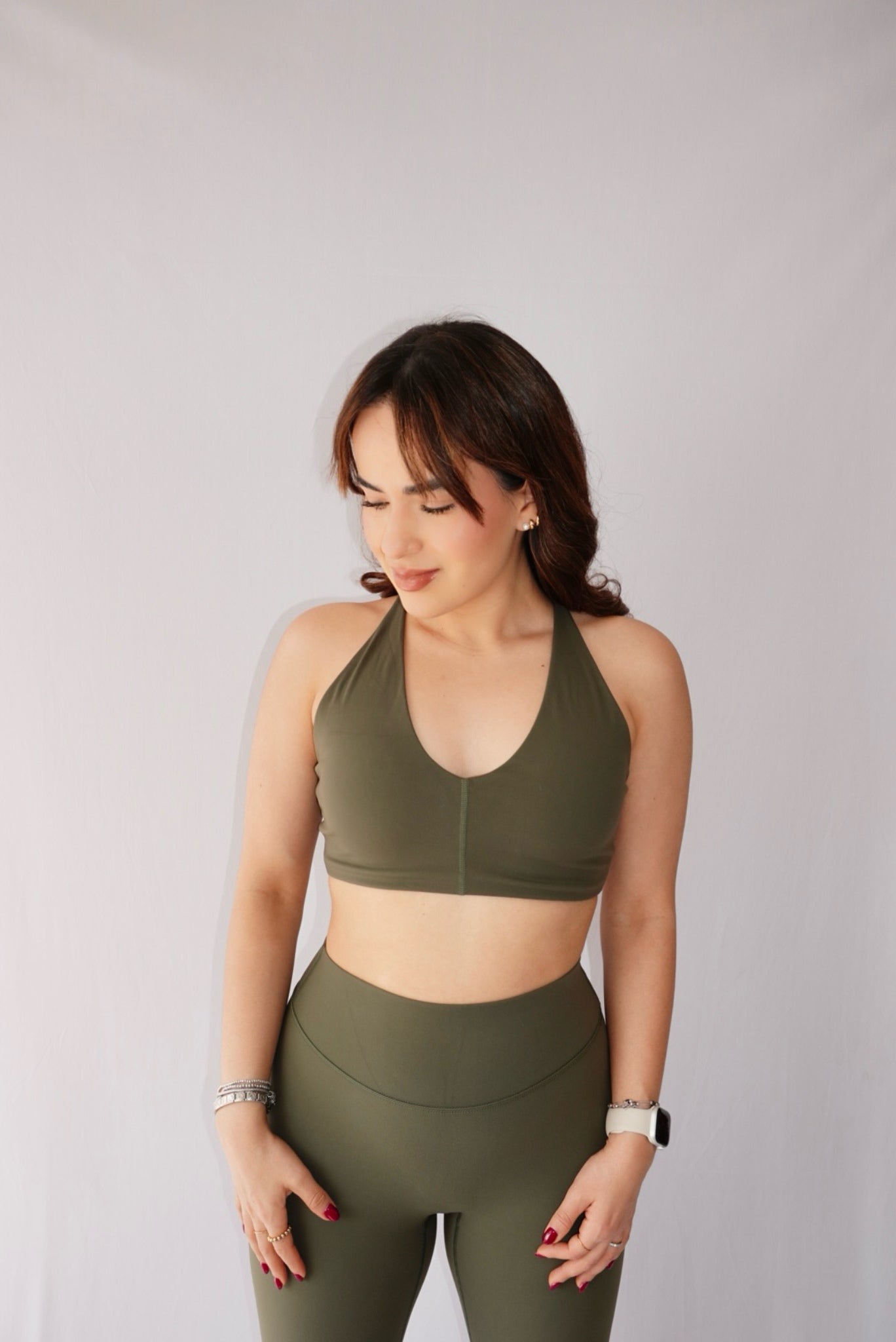 set luna - verde oliva